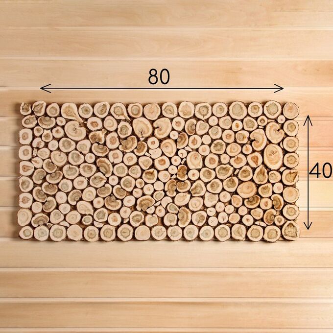 Панно из можжевельника 40х80 см