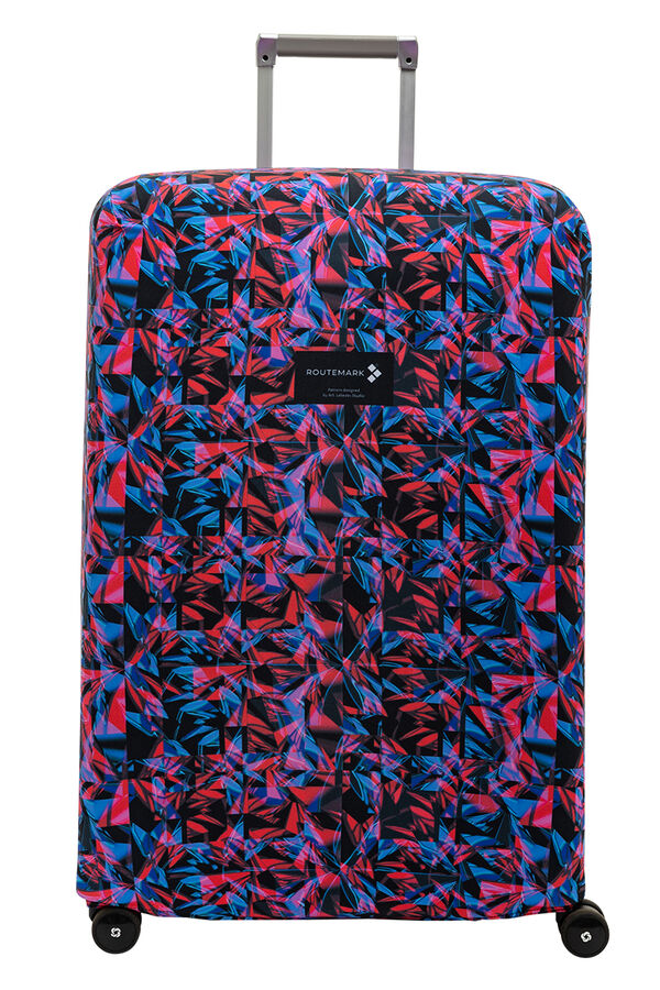 Routemark Чехол для чемодана «Зазеркалье-1» с паттерном Студии Артемия Лебедева L/XL (SP310)