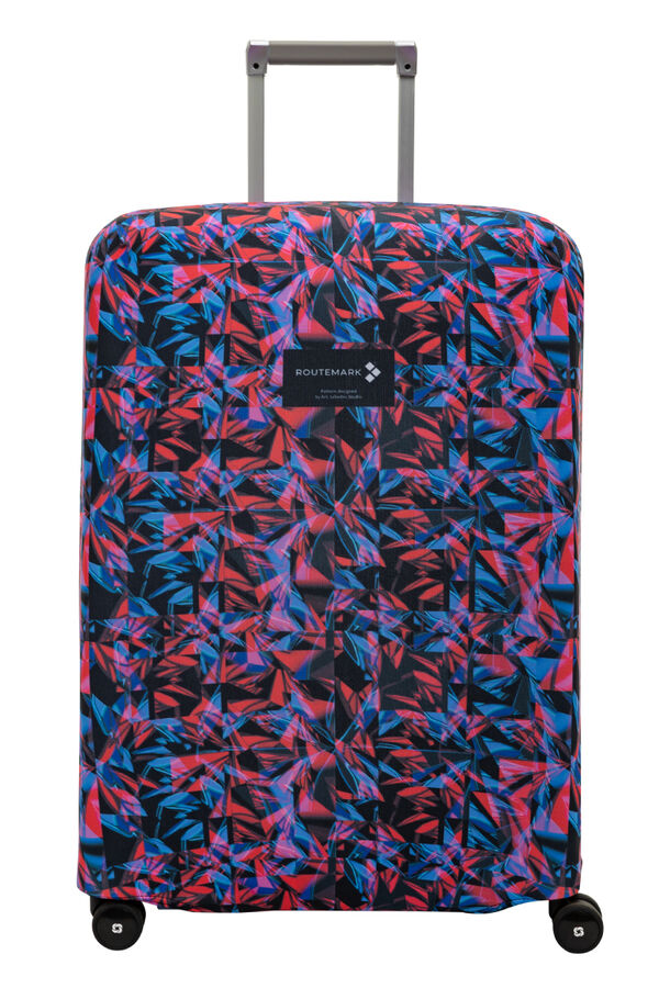 Routemark Чехол для чемодана «Зазеркалье-1» с паттерном Студии Артемия Лебедева M/L (SP310)