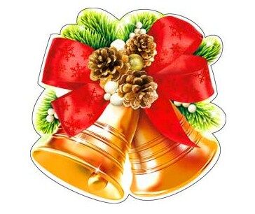 ФДА.card Новогоднее украшение на скотче &quot;Колокольчики&quot;