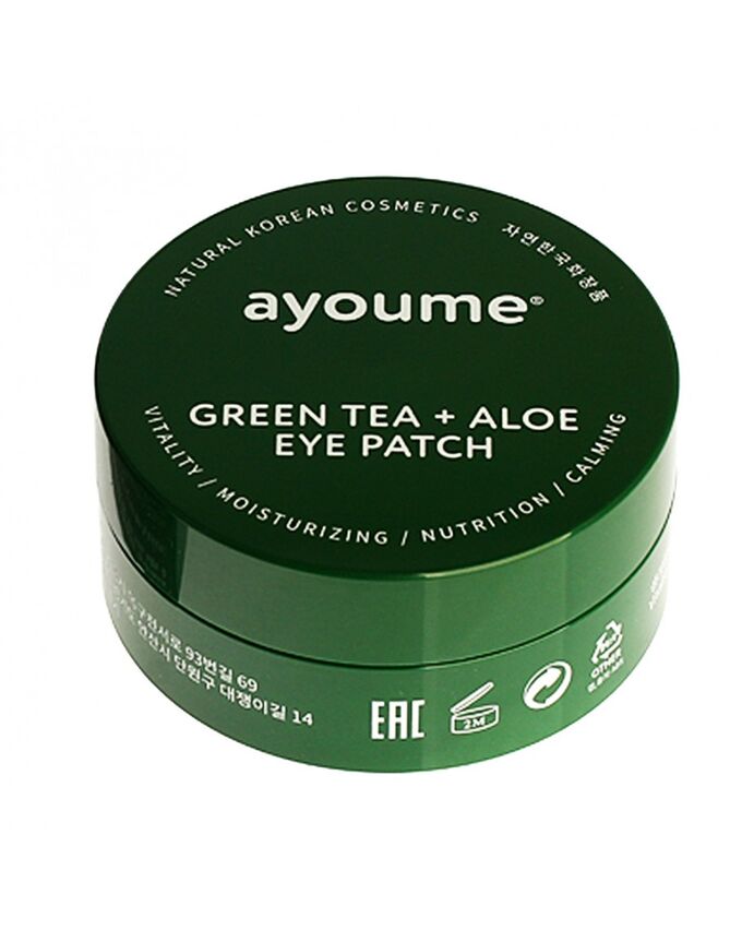 Ayoume enjoy mini enzyme cleanser. Ayoume Green Tea + Aloe Eye Patch. Патчи Ayoume. Патчи для глаз с алоэ. Ayoume патчи для глаз с зеленым чаем и алоэ.