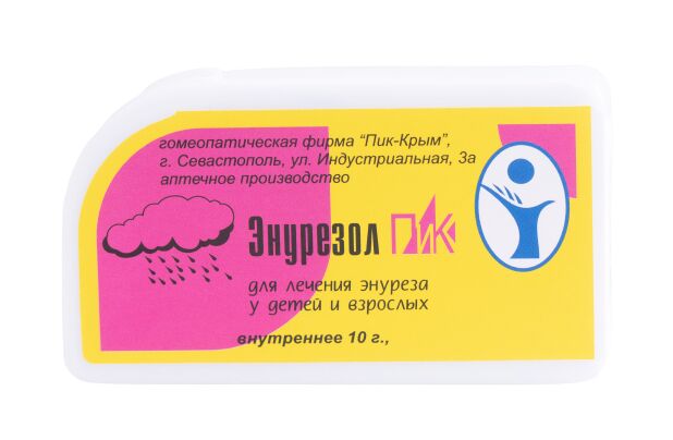 Мёд и конфитюр Энурезол-ПиК гомеопатические гранулы при энурезе 10 гр.