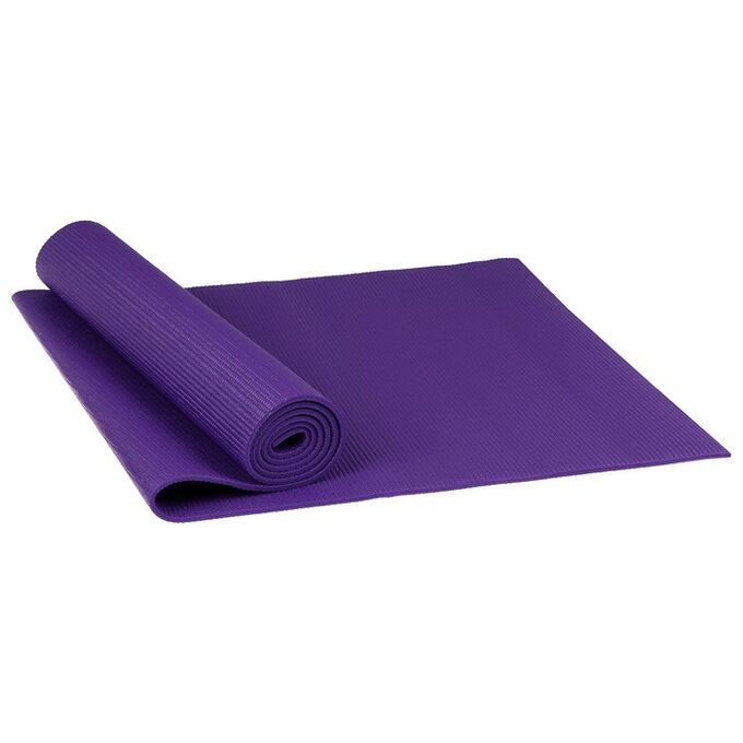 Sangh Коврик для йоги 173 х 61 х 0,6 см, цвет фиолетовый