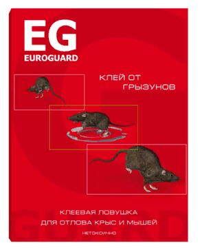 Техтор От грызунов ЕВРОГАРД (EUROGARD) клеевая ловушка от грызунов