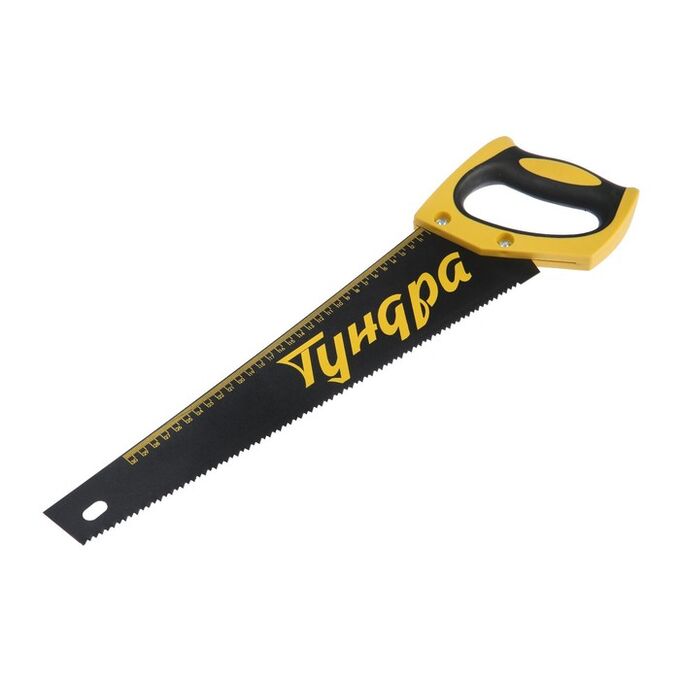 TUNDRA Ножовка по дереву ТУНДРА, 400 мм, шаг 4.5 мм, тефлоновое покрытие, зуб универсальный средний
