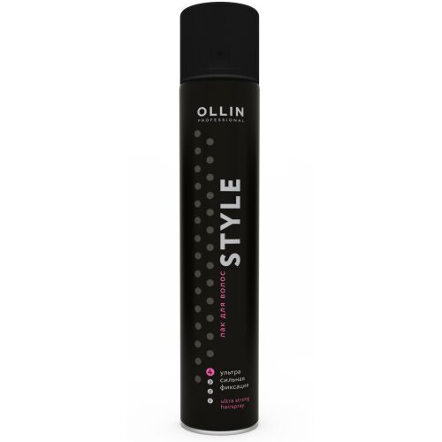 OLLIN Professional OLLIN STYLE Лак для волос ультрасильной фиксации 500 мл, Оллин