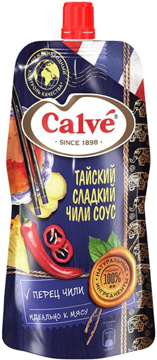 «Calve», cоус «Тайский» сладкий чили, 230г