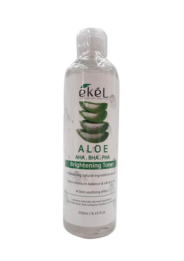 Ekel cosmetics [EKEL] Тонер с экстрактом Алоэ для сияния кожи с AHA-BHA-PHA кислотами, Brightening Toner Aloe,250мл