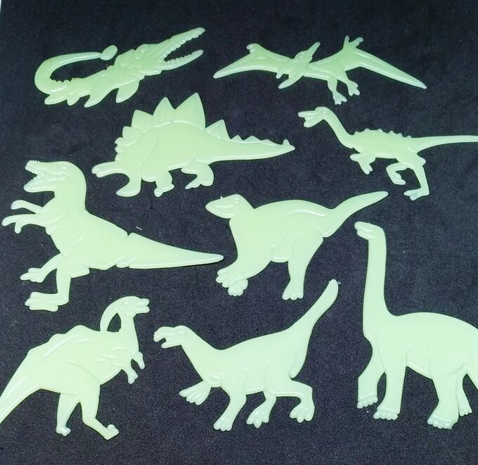 Светонакопительные наклейки Динозавры