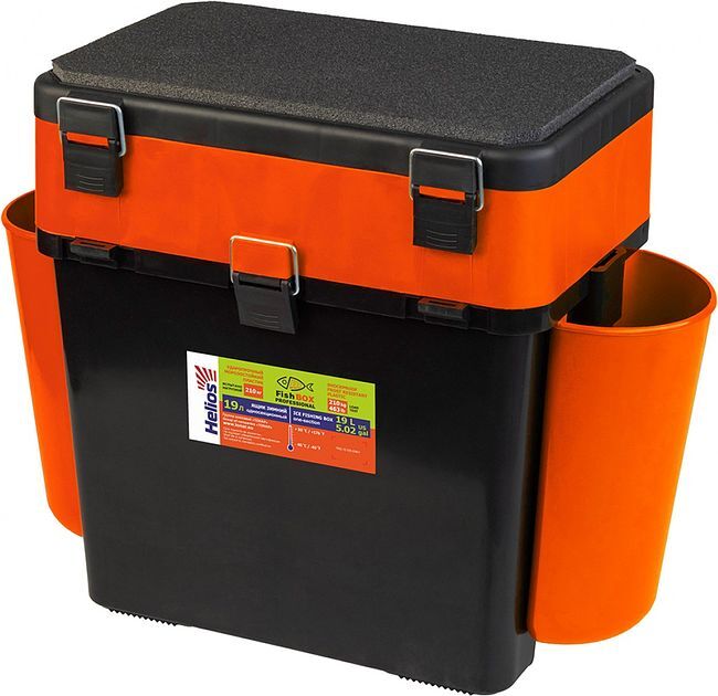 Ящик зимний FishBox 19л оранжевый Helios