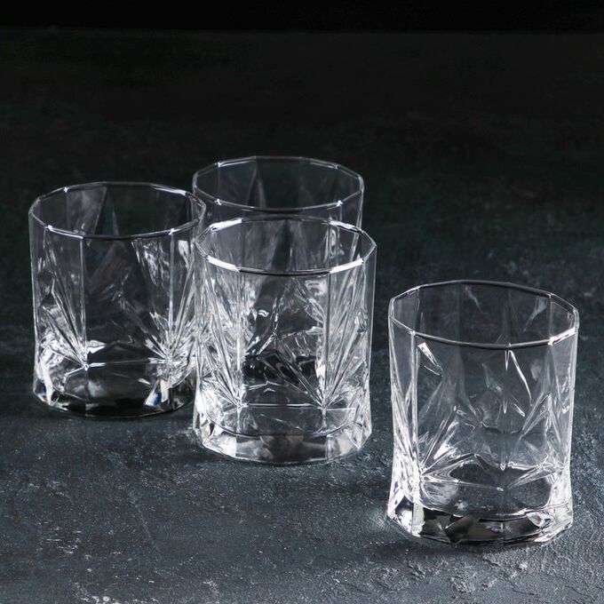 LUMINARC Набор стаканов низких «Время дегустаций. Виски», 340 мл, 4 шт
