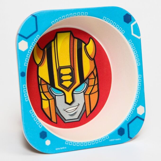 Hasbro Миска детская из бамбука Трансформеры, Transformers