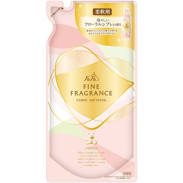 Антистатический кондиционер FaFa Fine Fragrance &quot;Amour&quot; для белья с роскошным цветочно-шипровым ароматом 500 мл, мягкая упаковка 16