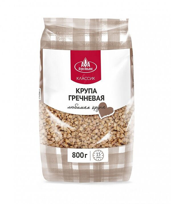 Агро-Альянс Агроальянс Классик Греча ядрица 800г.