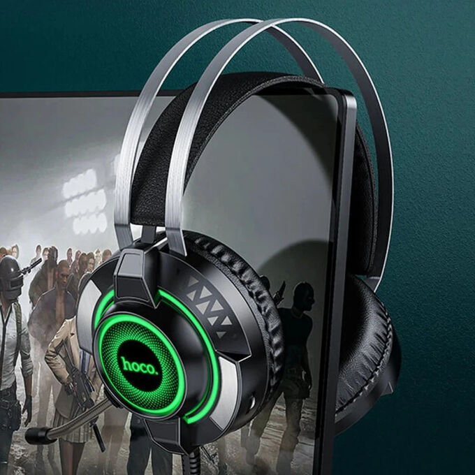 Проводные наушники игровая гарнитура HOCO ESD06 Gaming Headphones