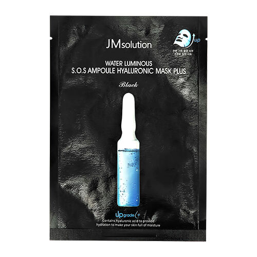 JMsolution Water Luminous S.O.S Ampoule Hyaluronic Mask Plus Black