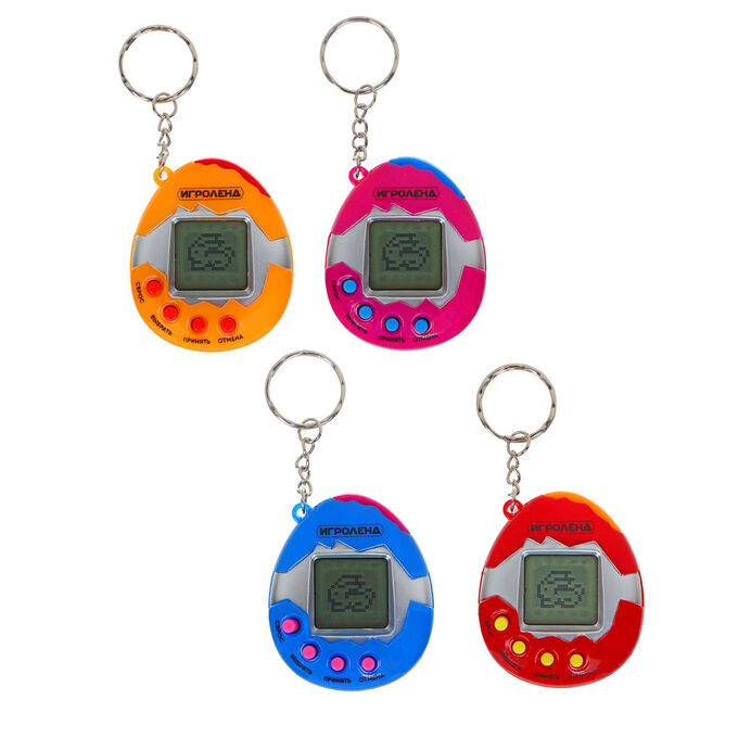 ИГРОЛЕНД Игрушка &quot;Электронное животное&quot;, 2AG13, пластик, 4,8х6см, 4 цвета