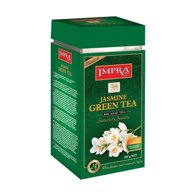 Жасминовый чай купить. Чай Импра с жасмином. Зеленый чай с жасмином. Чай Импра зеленая пачка. Цейлонский чай зеленый.