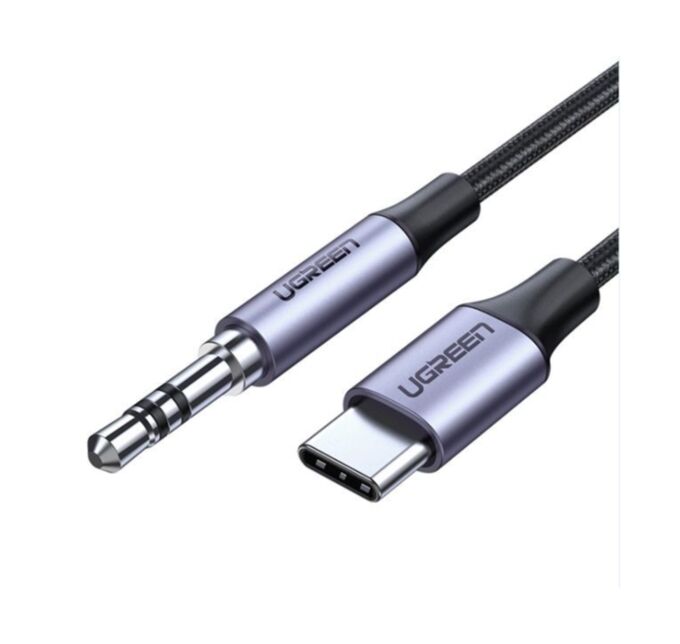 Ugreen Аудио - кабель Type USB-C на Jack 3,5 мм., длина 1 м. (алюминиевый корпус)