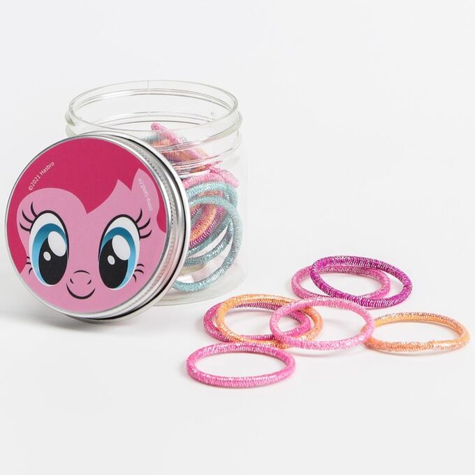 Резинки для волос &quot;Пинки Пай&quot;, 20 шт, My Little Pony