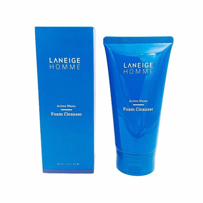 Мужская пенка для умывания (150мл) LANEIGE HOMME ACTIVE WATER FOAM CLEANSER (150ml)