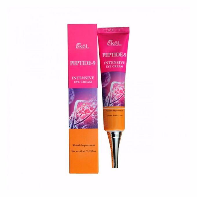 Ekel cosmetics Крем для кожи вокруг глаз с пептидами  EKEL PEPTIDE-9 INTENSIVE EYE CREAM TUBE 40ml