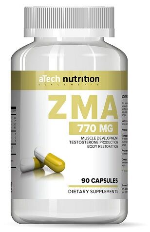Витаминно-минеральный комплекс ZMA 770 mg  aTech nutrition 90 капс.