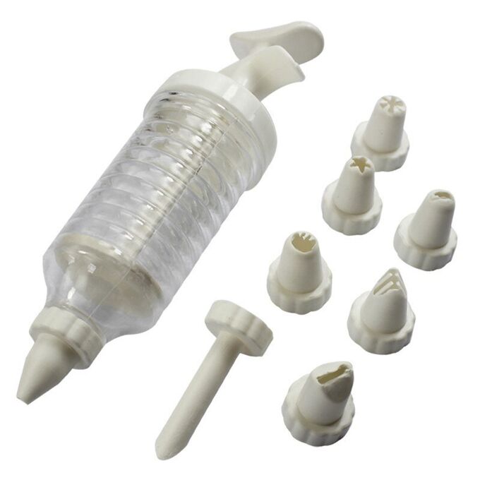 Nozzles Icing Syringe Decorating Set 4 насадками