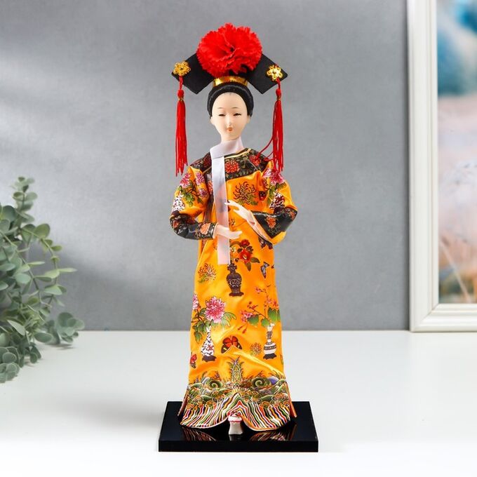 СИМА-ЛЕНД Кукла коллекционная &quot;Китаянка в национальном платье&quot; 32х12,5х12,5 см