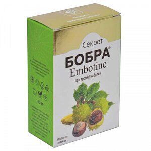 Сашера-Мед Секрет бобра Embotinc Нормализация давления, устранение атеросклероза сосудов мозга и сердца