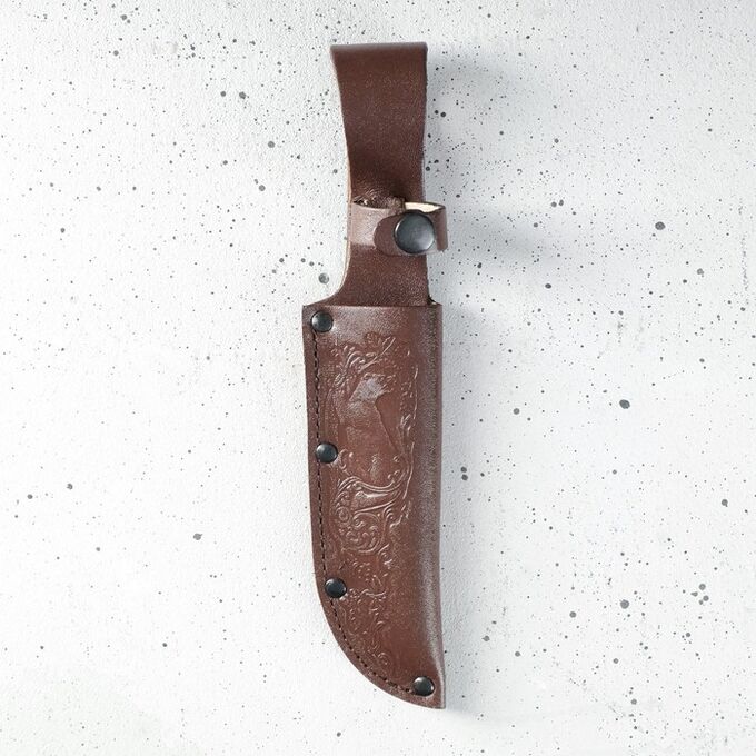 СИМА-ЛЕНД Чехол для ножа, под лезвие 14 см, кожа