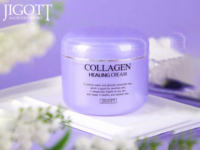Ливия JIGOTT COLLAGEN HEALING CREAM 100ml Крем для лица с коллагеном 100мл