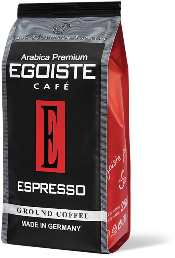Egoiste Espresso 250 гр. молотый пакет 1/12
