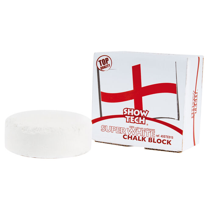 SHOW TECH English Chalk Block Super White мелок супер белый из кальция круглый в коробочке 55 г