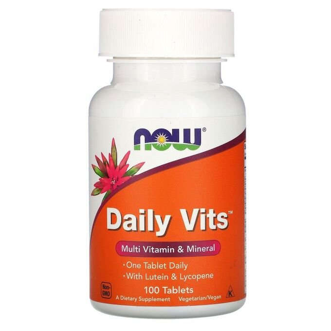 Now Foods Мультивитамины NOW Daily Vits Multi - 100 таб
