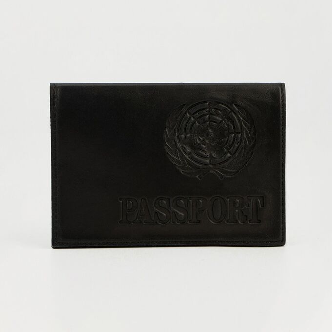 Обложка для паспорта, цвет чёрный 1220479