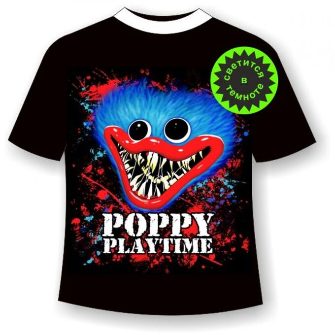 Мир Маек Подростковая футболка Poppy Playtime