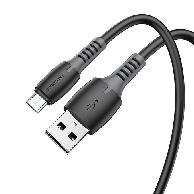 Кабель USB - micro USB Borofone BX62 Bonus, 100 см (black)