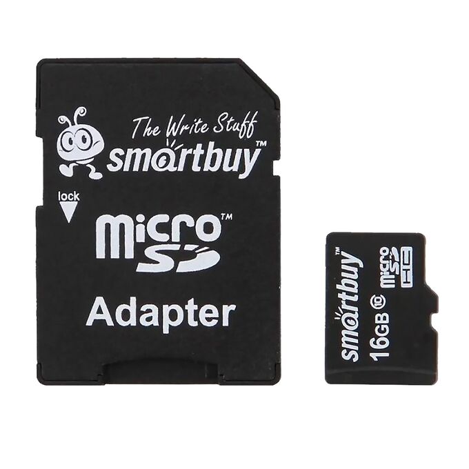 Micro sdxc карта памяти smartbuy 64gb class 10 uhs 1 с адаптером sd