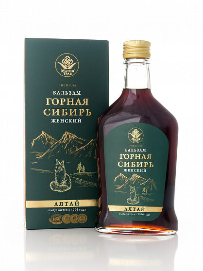 Магия трав &quot;Горная Сибирь&quot; PREMIUM, ЖЕНСКИЙ, 250мл, Стекло