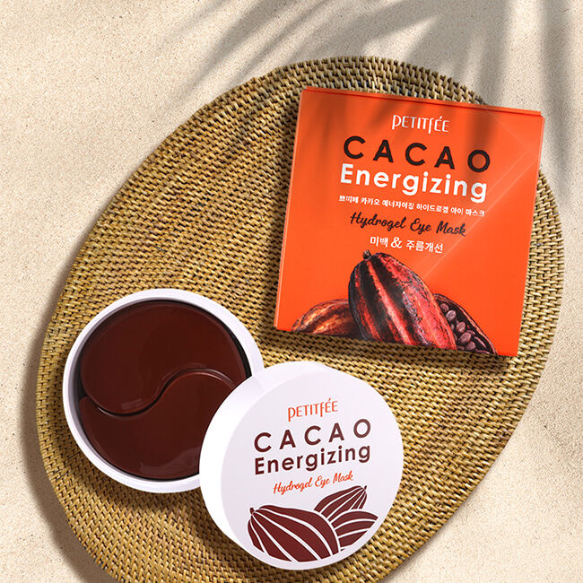 PETITFEE Тонизирующие гидрогелевые патчи с какао Petitfee Cacao Energizing Hydrogel Eye Patch