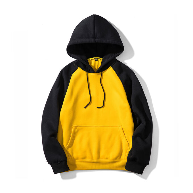 Желтая худи мужская Oversize
