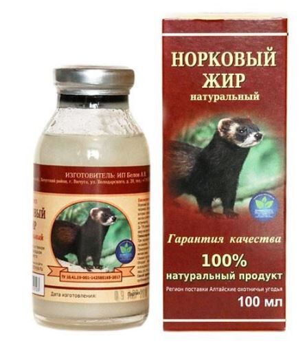 Русские корни Норковый жир 100 мл.