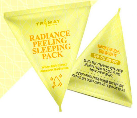 Обновляющая Ночная маска Radiance Peeling Sleeping Pack Trimay Корея
