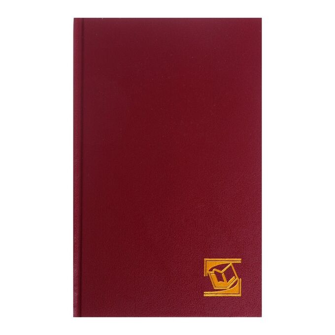 Calligrata Ежедневник недатированный А5, 128 листов, обложка бумвинил, бордовый