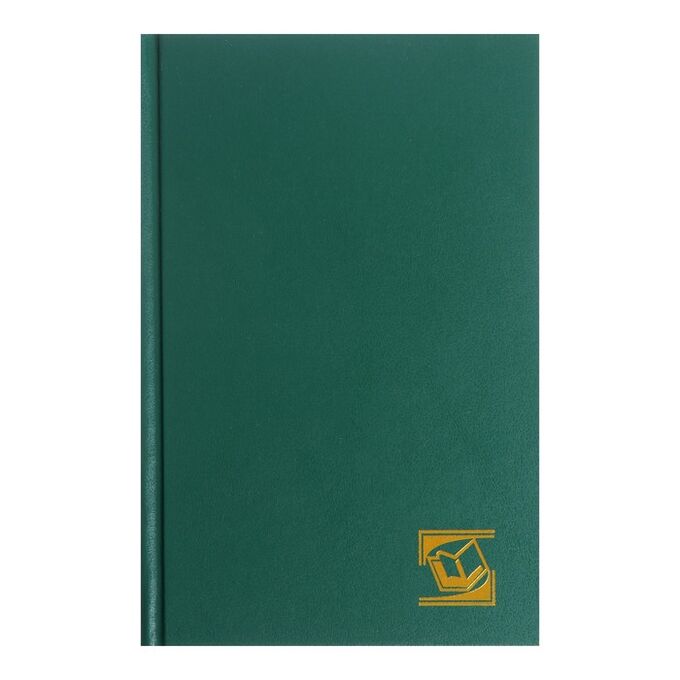 Calligrata Ежедневник недатированный А5, 128 листов, обложка бумвинил, зеленый