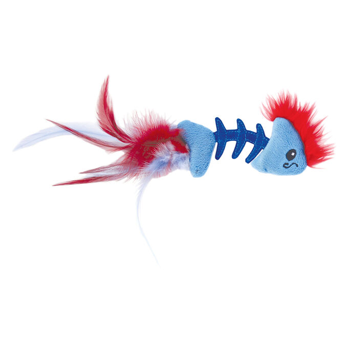 Petstages игрушка для кошек Play &quot;Fish Bone&quot; голубая