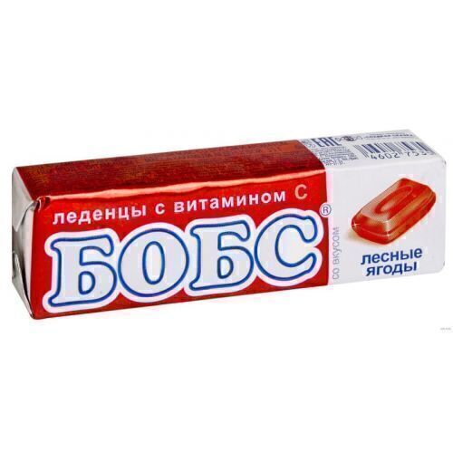 Бобс леденцы малиновый чай 35г