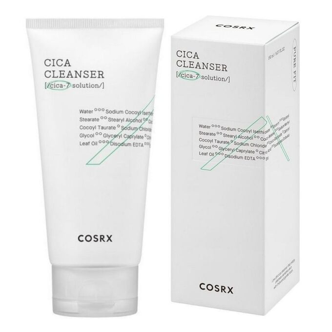 COSRX Пенка для умывания Pure Fit Cica Creamy Foam Cleanser, 150 мл