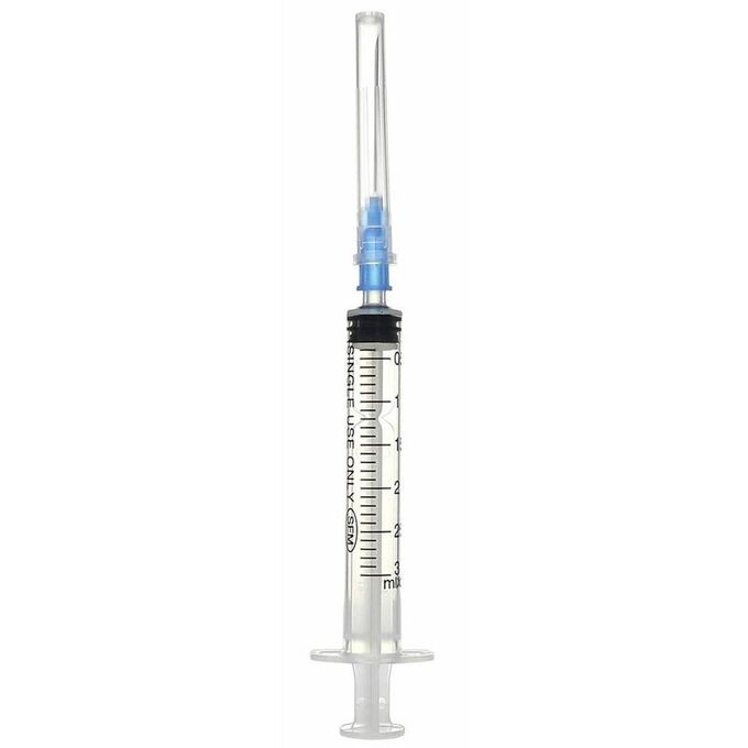 Шприц MIXMED однораз трехкомп 3 мл с иглой 23G 0.6х30мм | Медицинские ...
